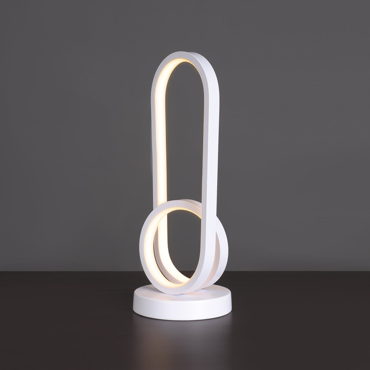 Flarova lamp, 1 bulb, white