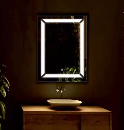 Rectangular Mirror 60*80 cm, Warm(Yellow) LED MST- 327