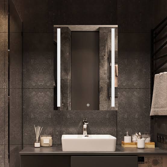 Rectangular Touch Mirror 60*80 cm, Warm(Yellow) LED MST-335