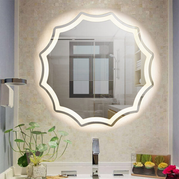 Circular Mirror & , 60 × 60 cm, Warm(Yellow) LED MST- 352