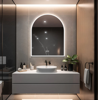 Rectangular Touch Mirror 80*100 cm, Warm(Yellow) LED MST- 363