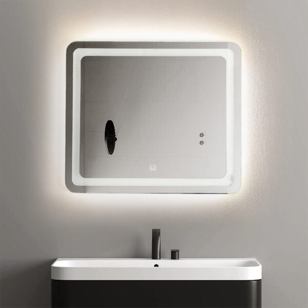 Rectangular Touch Mirror 80*80 cm, Warm(Yellow) LED MST- 364