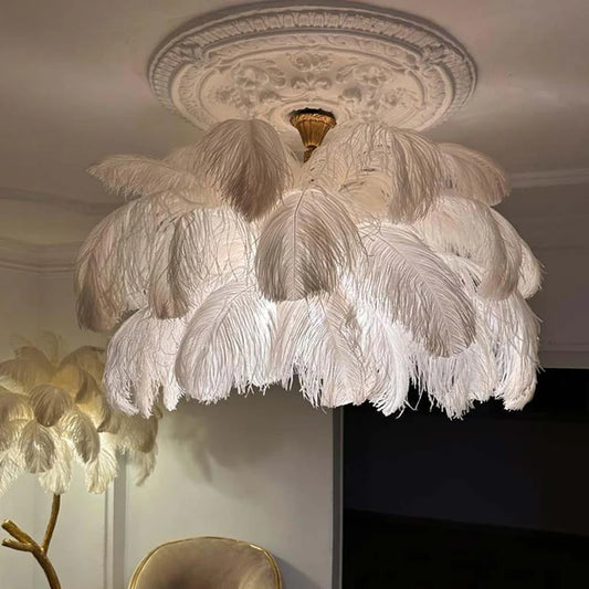 Luxury Feather Chandelier
