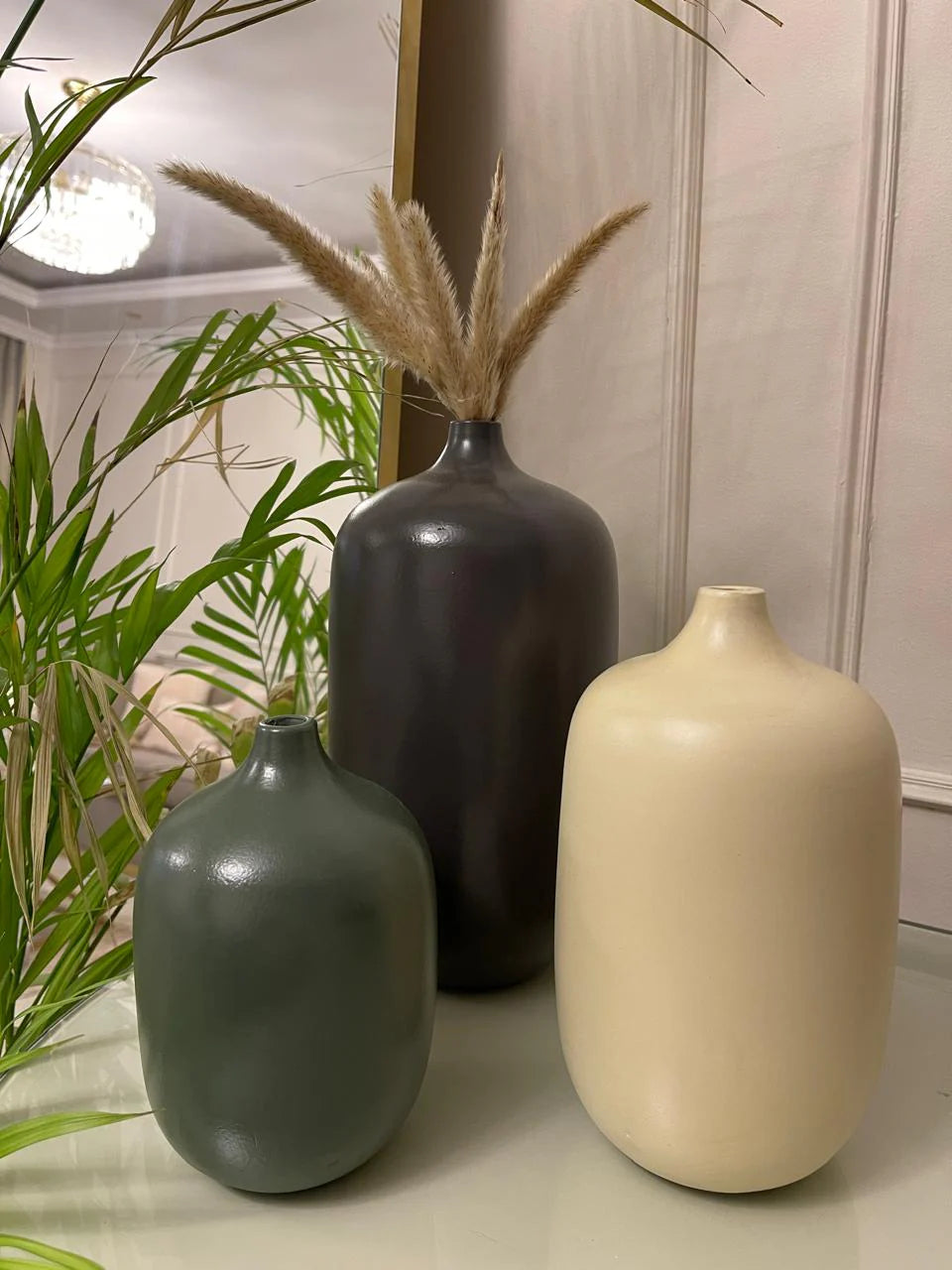 Warda Set Of 3 Vases