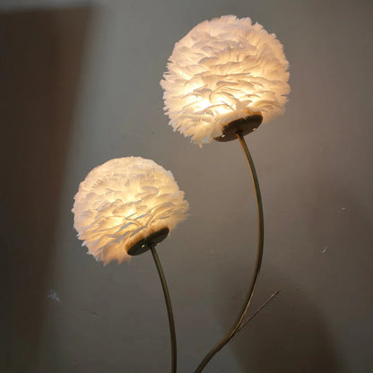 Luxury Feather Lamp