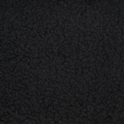 Solid black color swatch with a textured pattern