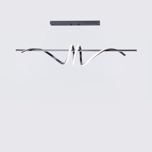 milux LED Chandelier, Black