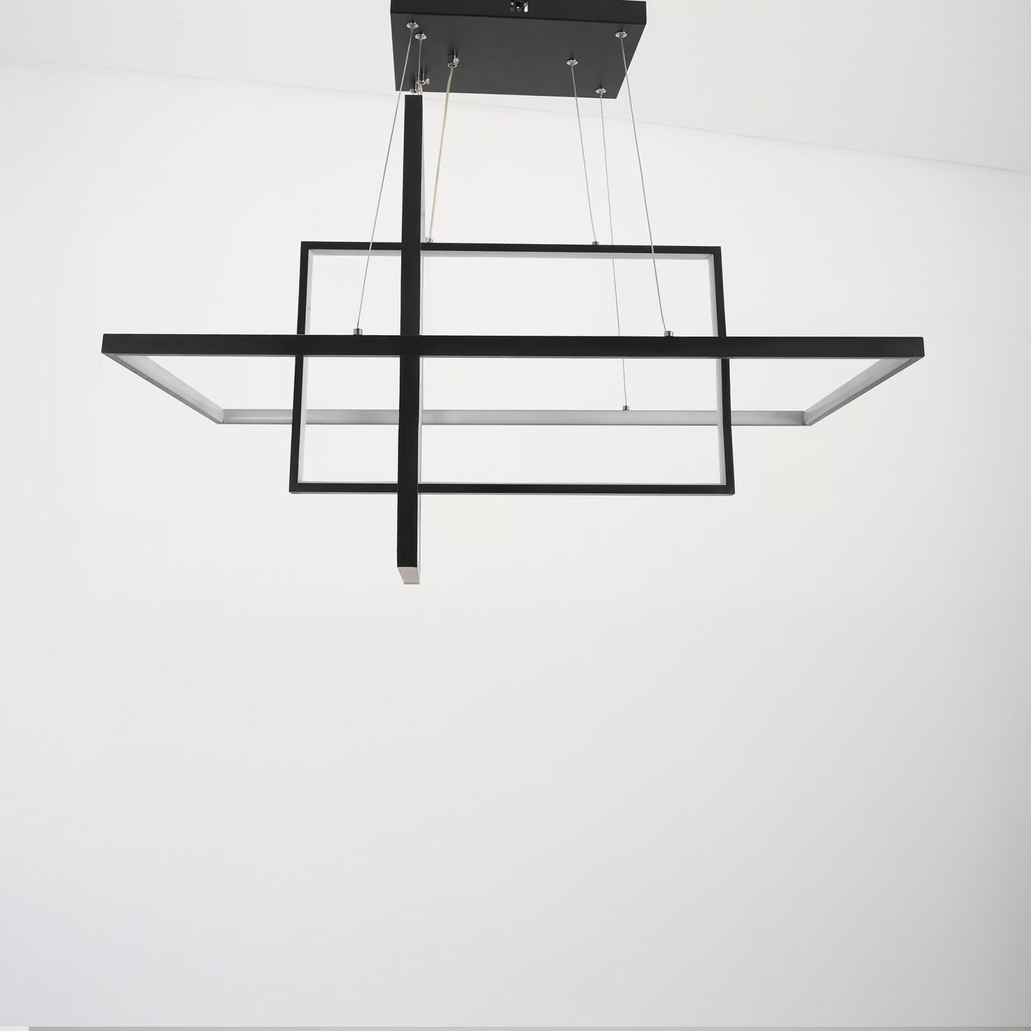 dovix 4-bulb black chandelier