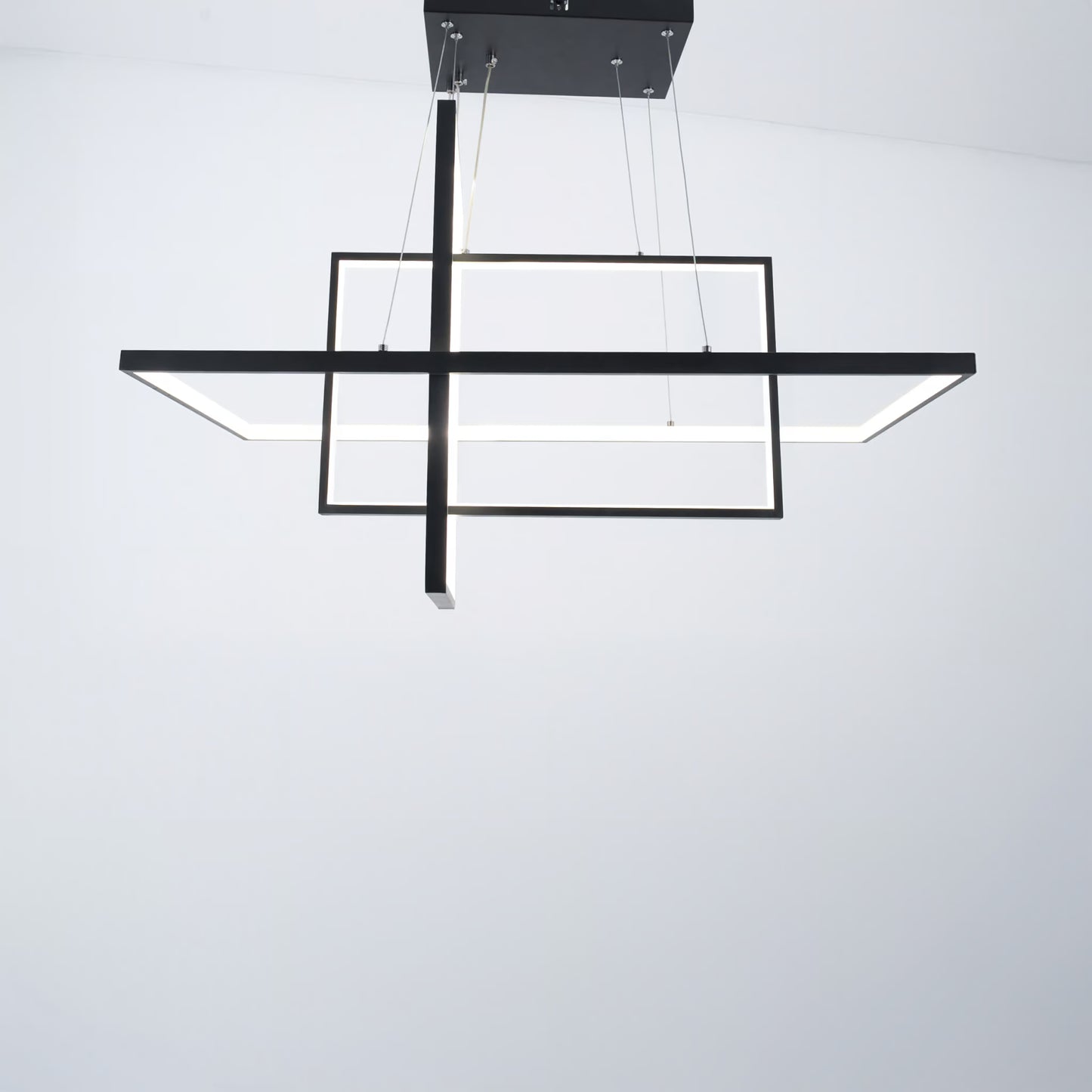 dovix 4-bulb black chandelier