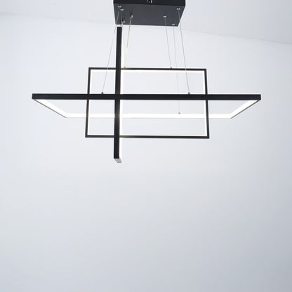 dovix 4-bulb black chandelier
