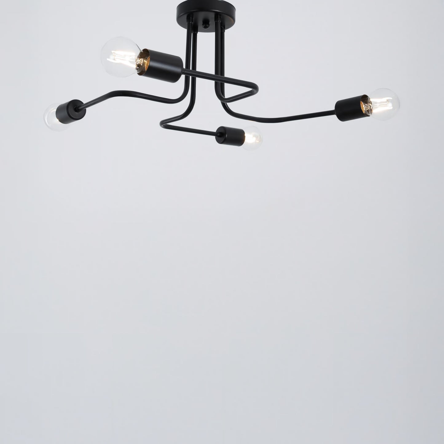 vovix chandelier, 4 beige bulbs