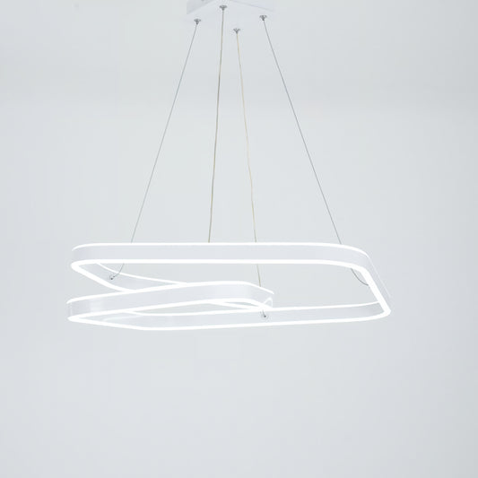 Zento chandelier, gold LED lighting
