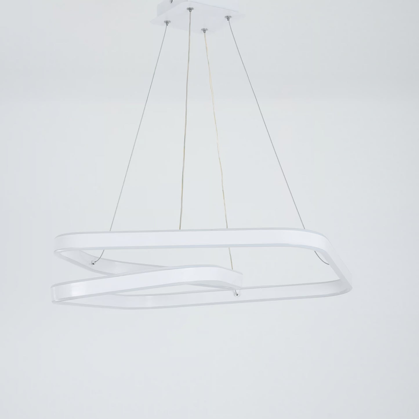 Zento chandelier, gold LED lighting