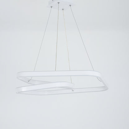 Zento chandelier, gold LED lighting
