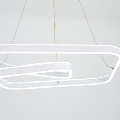 Zento chandelier, gold LED lighting