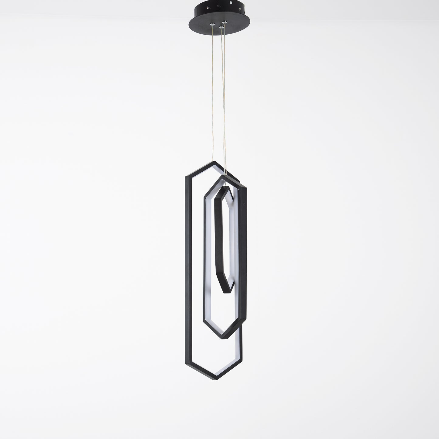 Telina 3-bulb black pendant