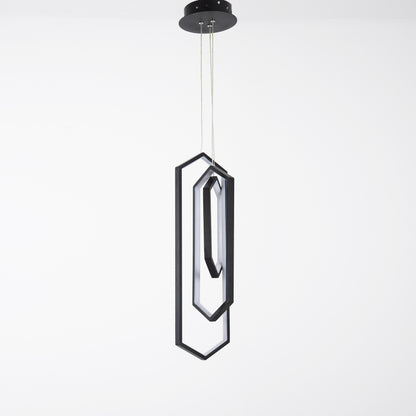 Telina 3-bulb black pendant