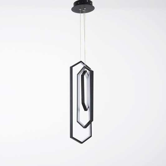 Telina 3-bulb black pendant