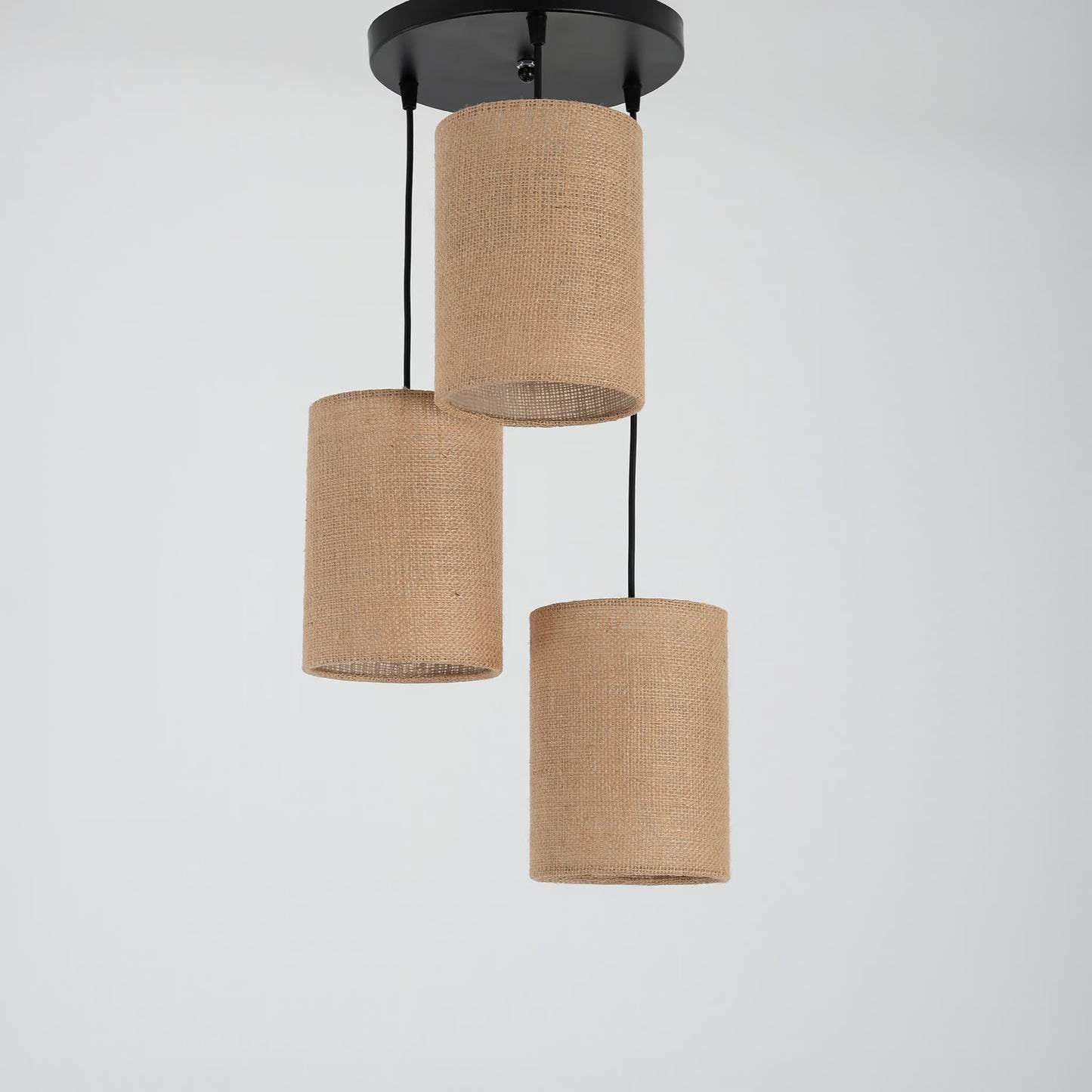 vinova pendant light, 3 beige bulbs