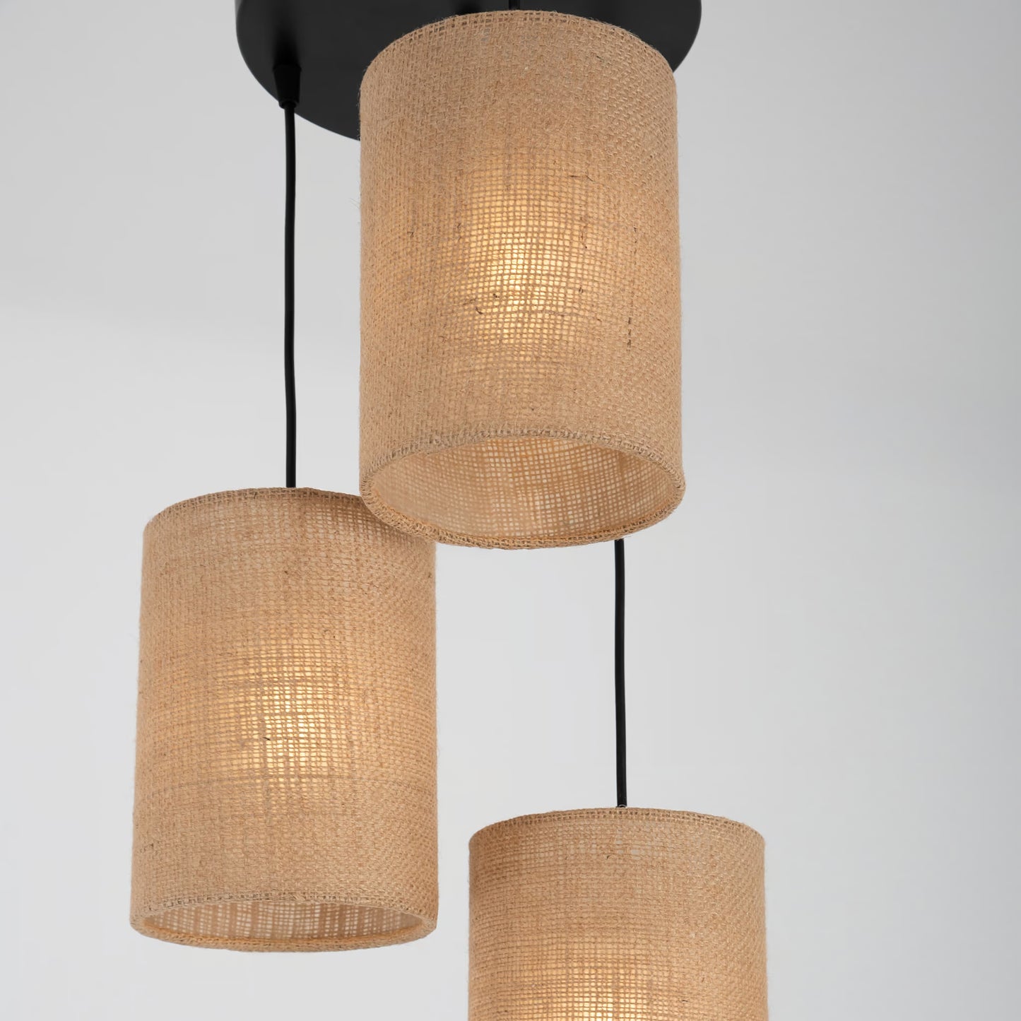 vinova pendant light, 3 beige bulbs