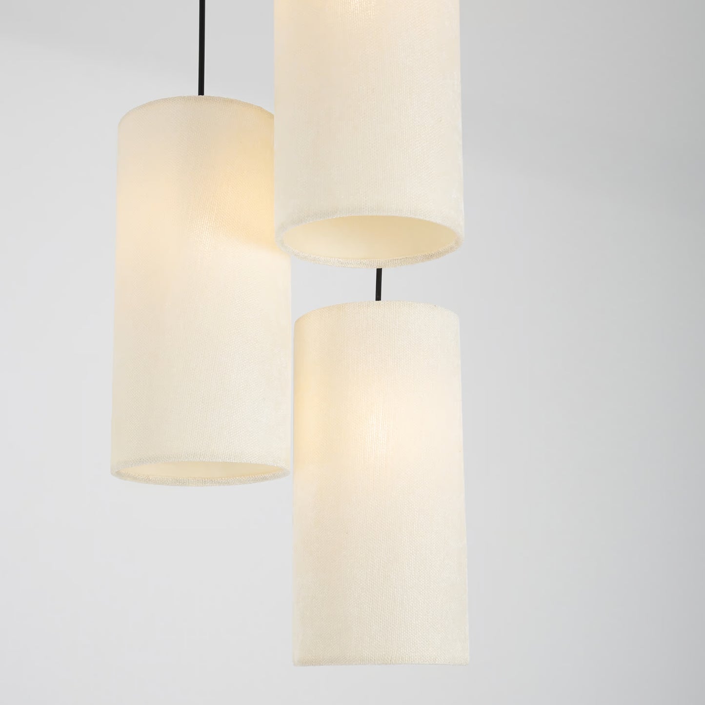 vento chandelier, white LED lighting