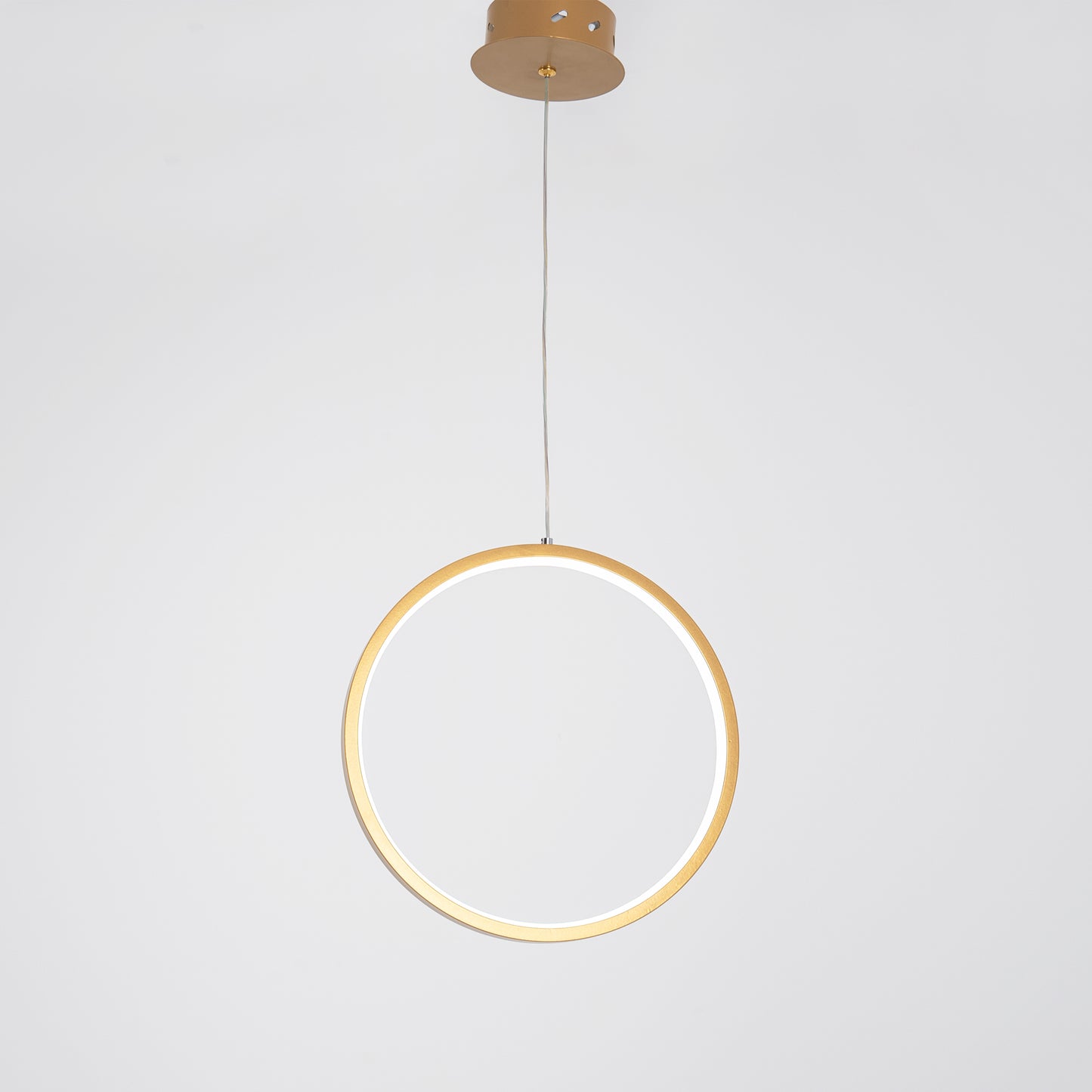 Ivy pendant light, 1 bulb, gold