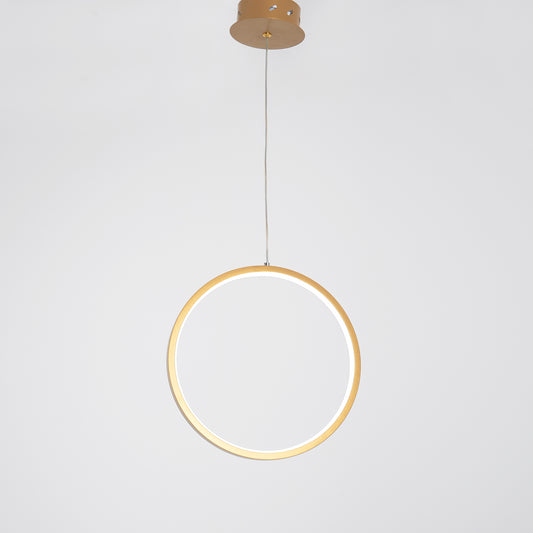 Ivy pendant light, 1 bulb, gold