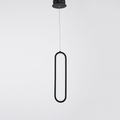 Kalina pendant light, 1 bulb, black
