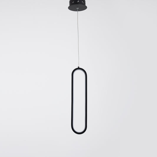 Kalina pendant light, 1 bulb, black