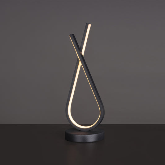 Lokitrix 1-bulb black lampshade