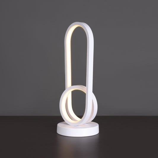 Flarova lamp, 1 bulb, white