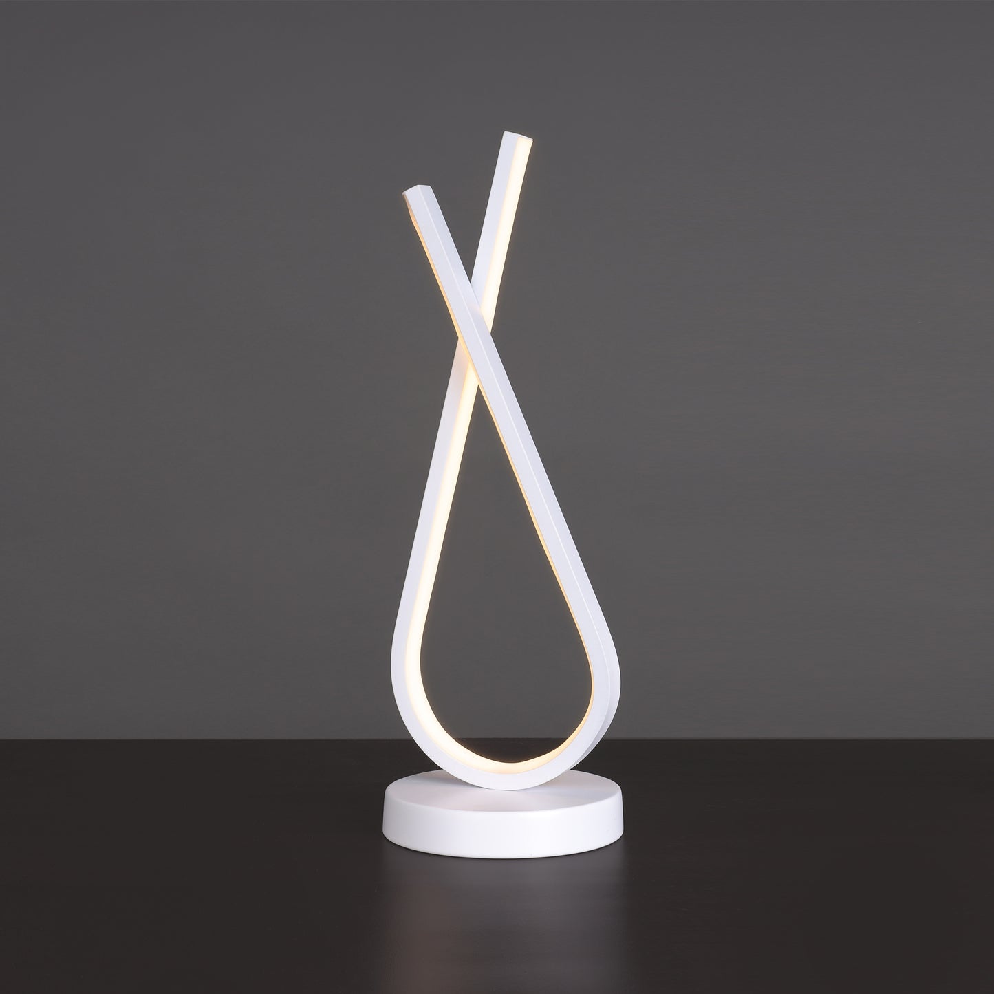 Lokitrix 1-bulb white lamp