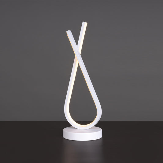 Lokitrix 1-bulb white lamp