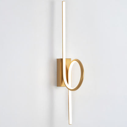 Milo LED Gold Lighting Wall