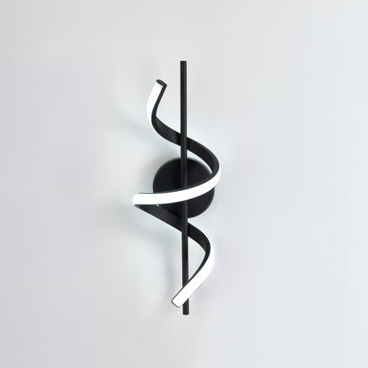 Flora LED black sconces