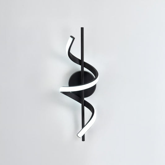 Flora LED black sconces