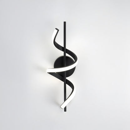 Flora LED black sconces