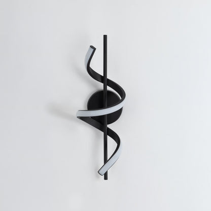 Flora LED black sconces