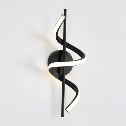Flora LED black sconces