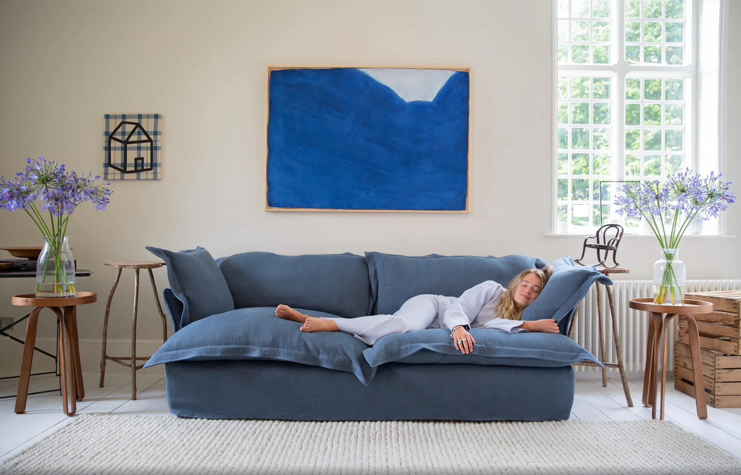 Plump sofa