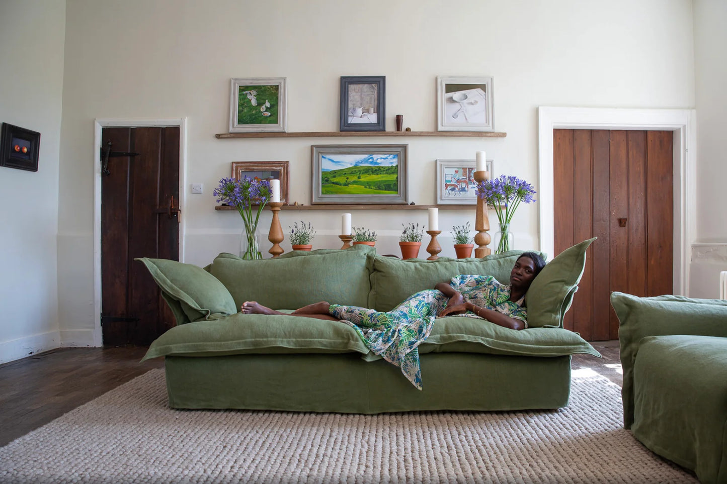 Plump sofa