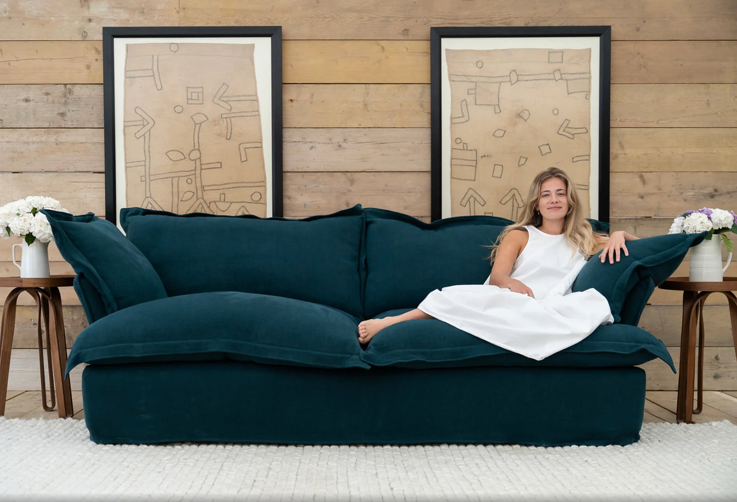 Plump sofa