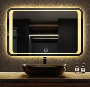 Rectangular Mirror 80*100 cm, Warm(Yellow) LED MST- 321