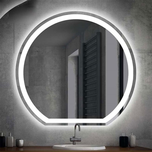 Circular Mirror  & , 80 × 80 cm,   Warm(Yellow) LED MST- 323