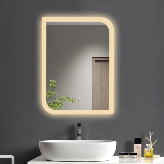 Rectangular Mirror 60*80 cm, Warm(Yellow) LED MST- 332