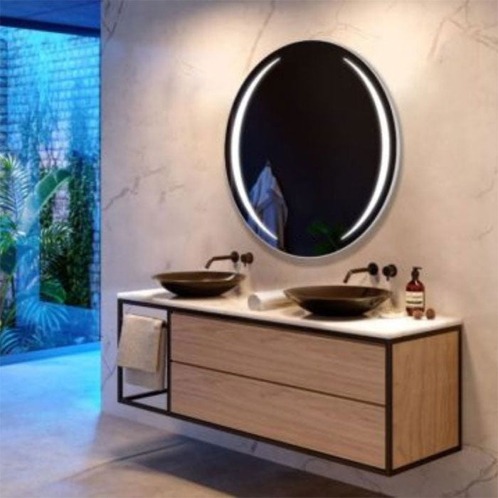 Circular Touch Mirror  & , 60 × 60 cm,   Warm(Yellow) LED MST- 339