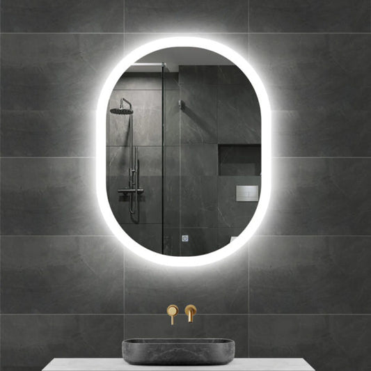 Ovral Touch Mirror , 60 × 80 cm, Warm(Yellow) LED MST- 362