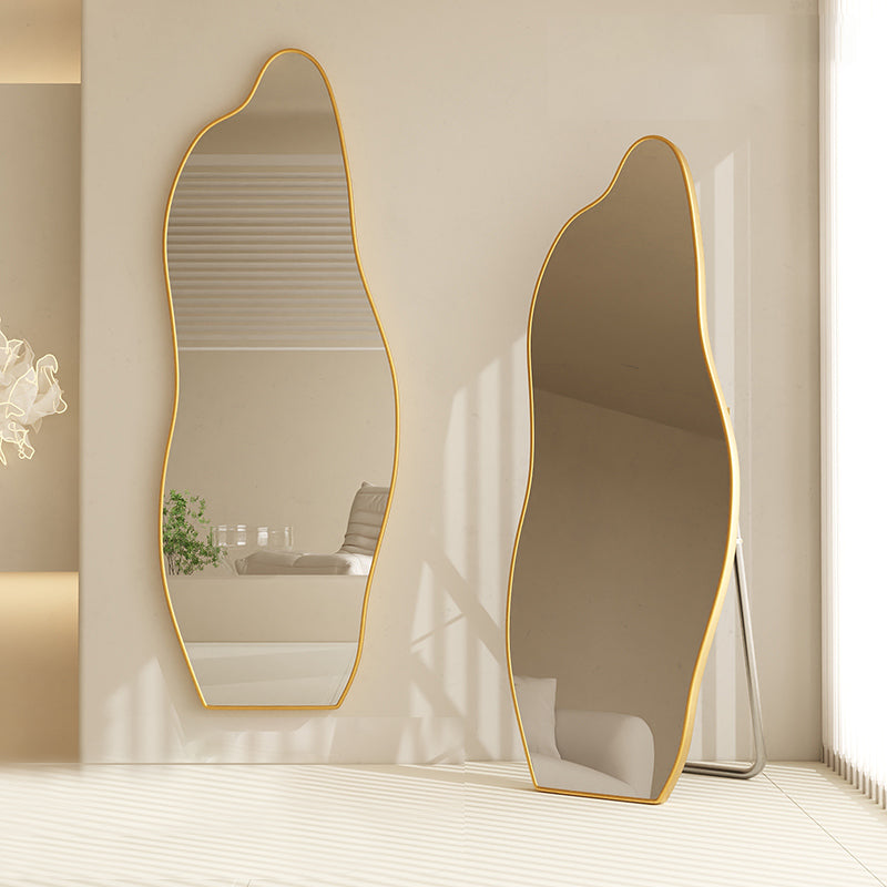 Stand  Metal fram Mirror 60*180 Gold MST- 378
