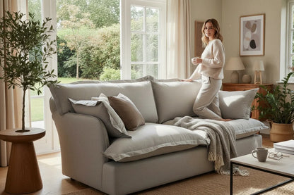 Plump sofa