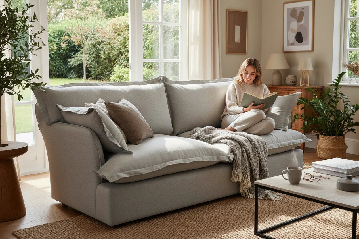 Plump sofa